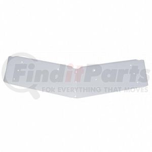 United Pacific 28011 Sun Visor Sun Visor - 14" Stainless Steel, Ultra Cab Drop Style, for Peterbilt
