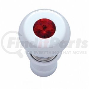 United Pacific 28484 Cigarette Lighter Cigarette Lighter - Chrome Deluxe, with Red Diamond