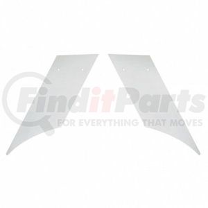 United Pacific 29028 Hood Emblem Hood Emblem - Stainless, for 2007+ Peterbilt 389 Stripe Accent
