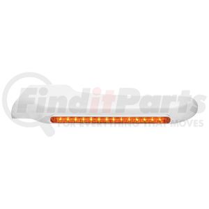 United Pacific 32560 Fender Covering Fender Covering - Front, LH, 14 Amber LED, Amber Lens, for 2008-2015 Peterbilt