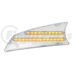 United Pacific 41531 Grille Air Intake Grille Air Intake - LH, LED, Amber LED/Clear Lens, for 2007+ Kenworth T660