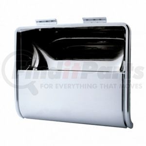 United Pacific 41909 Overhead Console Bezel Upper Storage Trim - Chrome, Plastic, Snap-On, for Freightliner