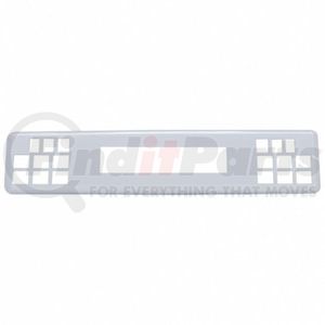 United Pacific 41965 Dashboard Panel Dash Warning Light Panel Cover - Chrome, Plastic, Center, for Freightliner