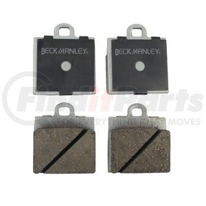 085-0662 by BECK ARNLEY - PREMIUM ASM BRAKE PADS
