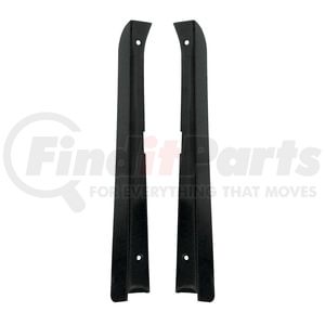 United Pacific B20045 Windshield Post Trim Windshield Pillar Trim Set - Steel, Black EDP, for 1932 Ford 5-Window/Tudor/Fordor