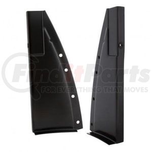 United Pacific B20216 Rear Window Panel Quarter Post - Rear, Steel, Black EDP, for 1932 Ford 5-Window Coupe