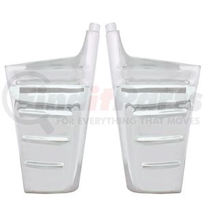 United Pacific C5612 Fender Extension Molding Fender - Wrap-A-Round, Chrome, Front, for 1956 Chevy Passenger Car