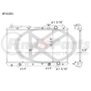 Koyorad A2051 Radiator a2051