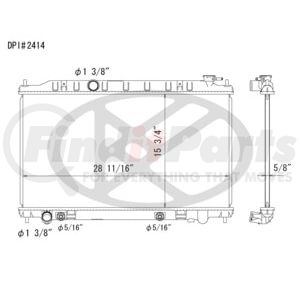Koyorad A2414 Radiator a2414