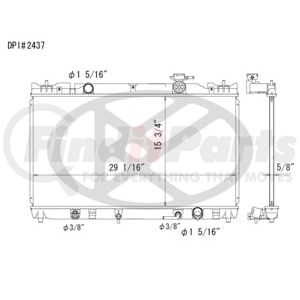 Koyorad A2437 Radiator a2437