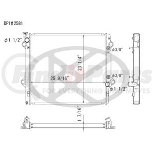 Koyorad A2581 Radiator a2581