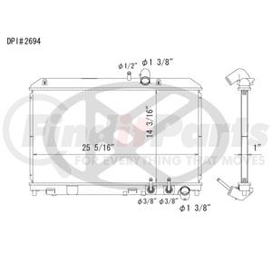 Koyorad A2694 Radiator a2694