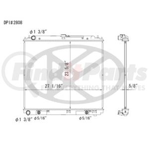 Koyorad A2808 Radiator a2808