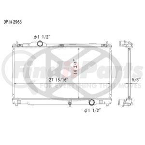 Koyorad A2968 Radiator a2968