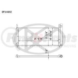 Koyorad CD011101 A/C Condenser All Aluminum Condenser