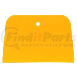 3M 344 Body Filler Spreader Spreader - Yellow, 3" x 4", Flexible, Plastic, used for Automotive Body Repair