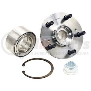 WJB WA51969SK Wheel Hub Repair Kit 5 Lug Forged Steel Front Axle Wheel Bearing Hub Repair Kit for Acura/Honda
