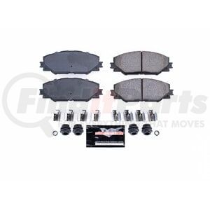 PowerStop Brakes Z231211 Disc Brake Pad Set Z23 EVOLUTION SPORT CARBON-FIBER BRAKE PADS W/ HARDWARE