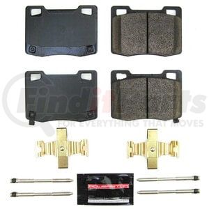 PowerStop Brakes Z23-2363 Disc Brake Pad Set Z23 EVOLUTION SPORT CARBON-FIBER BRAKE PADS W/ HARDWARE