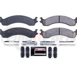 PowerStop Brakes Z23821 Disc Brake Pad Set Z23 EVOLUTION SPORT CARBON-FIBER BRAKE PADS W/ HARDWARE