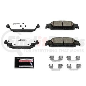 PowerStop Brakes Z36-1707 Disc Brake Pad Set Z36 TRUCK & TOW CARBON-FIBER CERAMIC BRAKE PADS W/ HARDWARE