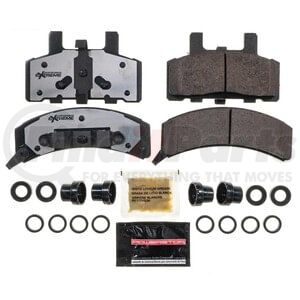 PowerStop Brakes Z36-369 Disc Brake Pad Set Z36 TRUCK & TOW CARBON-FIBER CERAMIC BRAKE PADS W/ HARDWARE