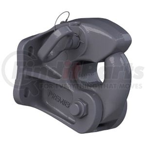 Premier 690L Trailer Hitch Pintle Hook 690L Premalloy Coupling - Drop Pintle Hook - 2-1/8” Dia. - Handle on Left Side :