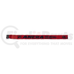 Ancra 43795-60-30 Winch Strap Winch Strap - 4 in. x 360 in., Red, Polyester, with Flat Hook