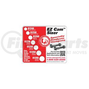 Specialty Products Co 20503 Promotional Item EZCAM SIZING MAGNET
