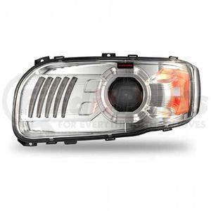 0556671 by J.W. SPEAKER - Headlight - Model 9600, Right, Clear Lens, Heated, LED, with Chrome Bezel