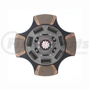 EM96810 by PAI - Transmission Clutch Friction Plate - 15-1/2in Front/Rear w/ Ceramic Face, 7 Springs, 4 Pads, 2in x 10 Spline Mack