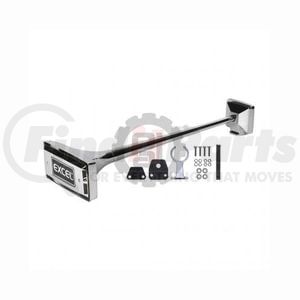 EM54820 by PAI - Air Horn Kit - Rectangular Bell 29in Overall Length/ 7/16in-24 Straight Female Port