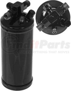 37-13559-AM by OMEGA ENVIRONMENTAL TECHNOLOGIES - A/C Receiver Drier - Volvo/GM Truck 3 in x 9.18 in 3/8 in Mio HPRV MSP