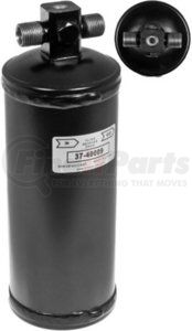 37-40009 by OMEGA ENVIRONMENTAL TECHNOLOGIES - A/C Receiver Drier - 3 in. x 9 in. 3/8 Mio x 3/8 Mio with 2 Fm Switch Port