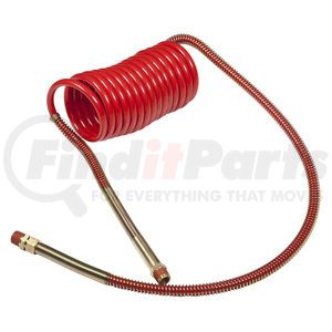 81-0015-40HR by GROTE - 15' Air Coil, Red w/ 12" & 40" Leads & Brass Handle
