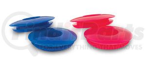 81-0111 by GROTE - Polyeurethane Seal, Large Face, Red & Blue, Pk 4