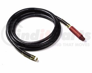 81-0115-GR by GROTE - 15', Rubber Air Hose; Black With Red Anodized Grip