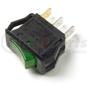 82-1903 by GROTE - Rocker Switch - Illuminated - 3 Blade, Green