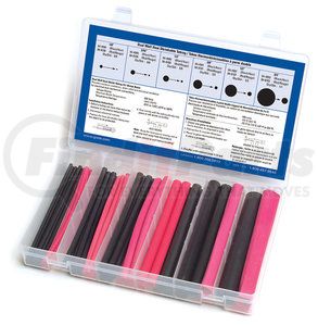 83-6505 by GROTE - Shrink Tubing Kit, 3:1, Dual Wall, Black/Red, 50 Pk