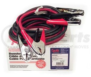 84-9278 by GROTE - Booster Cable, 2 Ga, 20', 500 Amp, Standard Jaw