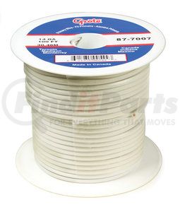 87-7007 by GROTE - Primary Wire, 14 Gauge, White, 100 Ft Spool