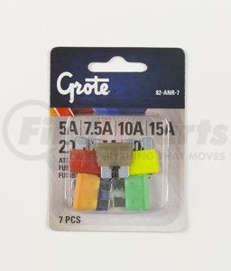 82-ANR-7 by GROTE - Standard Blade Fuse Assortment, 7 Pk