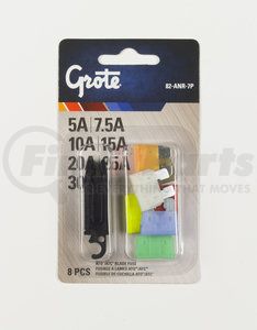 82-ANR-7P by GROTE - Standard Blade Fuse Assortment & Puller, 8 Pk