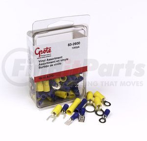 83-2600 by GROTE - Assorted Terminals, 22; 10 Ga, Pk 100