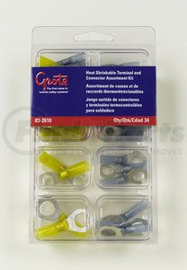 83-2610 by GROTE - Heat Shrink Terminal Assortment Kit 34 Pk