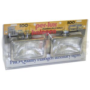 05051-5 by GROTE - Rectangular Chrome Housing Fog Beam Lights