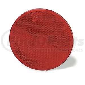 400923 by GROTE - RFLCTR, 2.5"RND, RED, SLD, CNTR-MNT, BULK