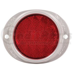40192-3 by GROTE - RFLCTR, 3"LENS, RED, STEEL, 2-HOLE MNTG, BULK