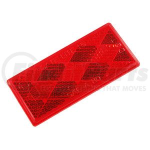 40302 by GROTE - Stick-On Rectangular Reflectors, Red