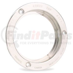 432533 by GROTE - THEFT-RESISTANT SS FLANGE FOR 4" LAMPS